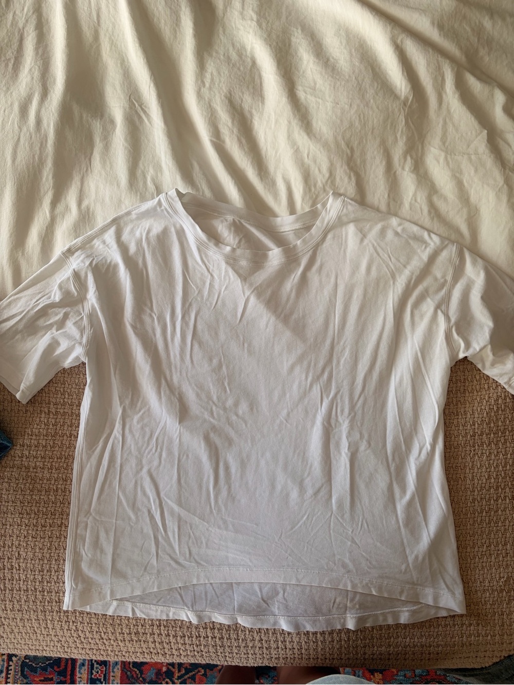 Lululemon Classic White relaxed Tee